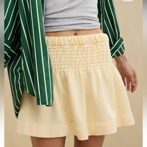 Aerie feeling femme mini skirt butter yellow